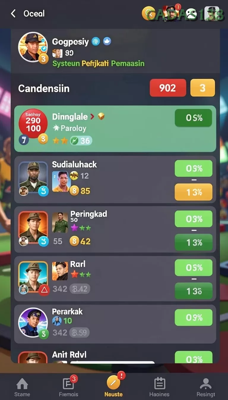 Cuplikan layar JNT777 — halaman utama