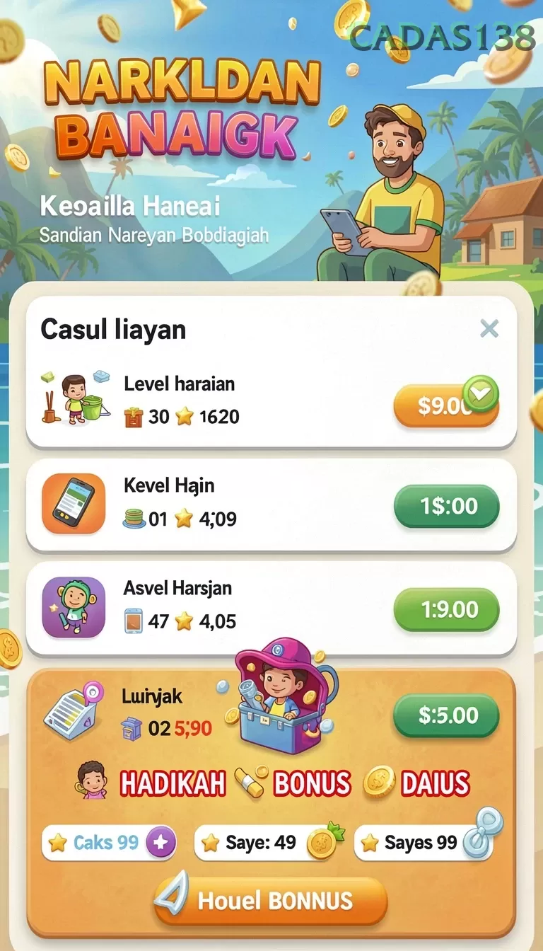 Cuplikan layar RINDUSLOT — aktivitas
